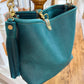 Hobo Bucket in Blue Moon Bison w/Candy Strap