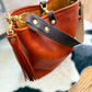 Hobo Bucket in Dark Ginger Vachetta