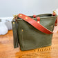 Bennett “shorty” Bucket in Olive Vachetta Full Grain Leather