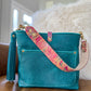 Bennett “shorty” Bucket in Blue Moon Bison w/Candy Strap