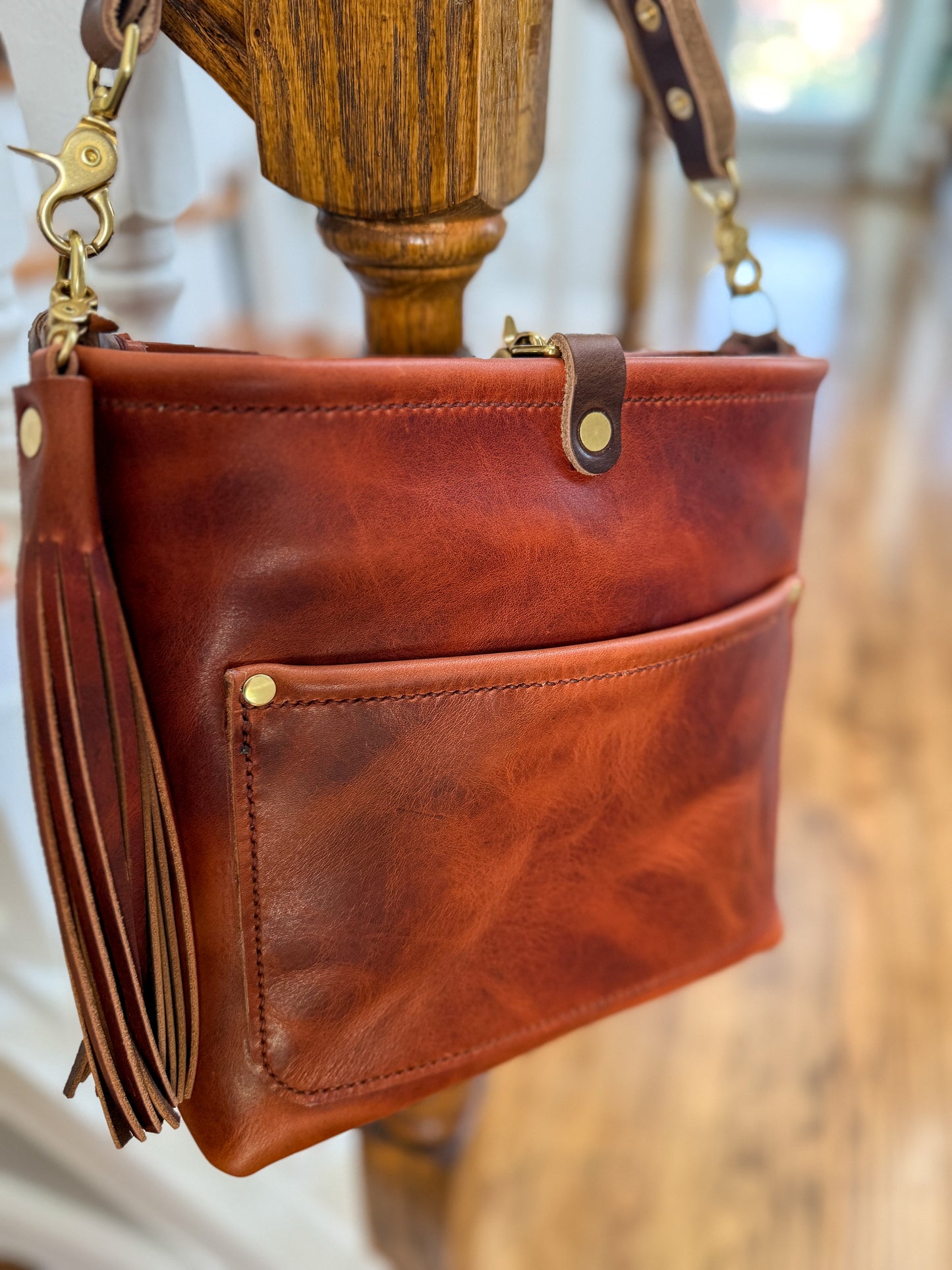 Bennett “shorty” Bucket in Horween English Tan