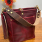 Bennett Bucket in Burgundy Chromexcel Horween