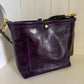 Bennett “shorty” Bucket in Eggplant Cuoio Italian Leather