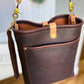 Bennett Bucket in Espresso Kodiak Full Grain Leather