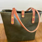 Classic Tote in Olive Italian Vachetta