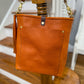 Bennett Bucket in Ginger Vachetta