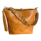 Hobo Bucket in Italian Honey Saffron Vegetable Tan w/Candy Strap