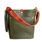 Bennett Bucket in Italian Olive Vachetta Leather