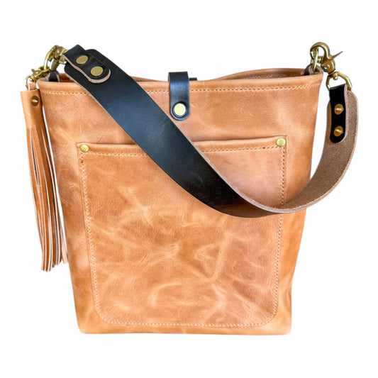 Bennett Bucket in Light Natural Derby Horween