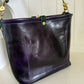Bennett “shorty” Bucket in Eggplant Cuoio Italian Leather