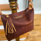 NEW Heidi Hobo Sling in Maple Cherry Shrunken Bison