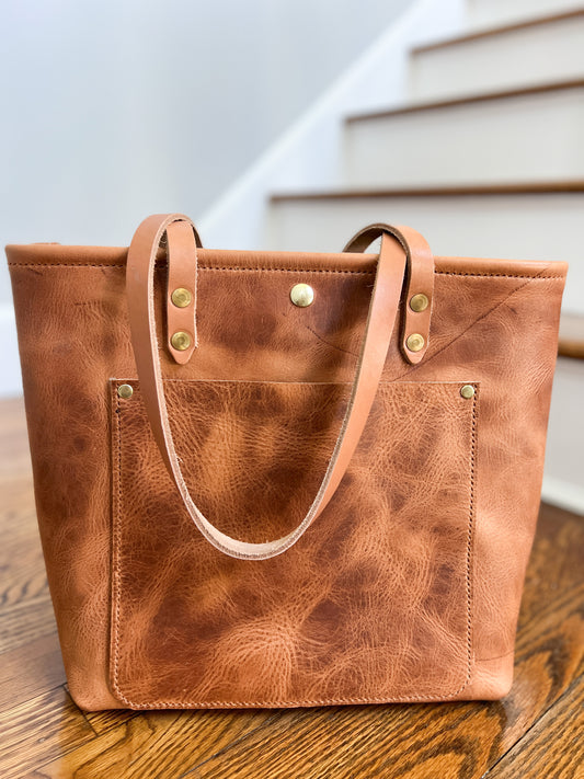 Classic Tote in Horween Natural Derby