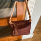 NEW Heidi Hobo Sling in Maple Cherry Shrunken Bison
