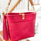 Bennett “shorty” Bucket in Fuscia Vachetta (non-milled)