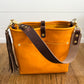 Bennett “shorty” Bucket in Italian Mustard Vachetta