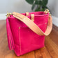 Bennett Bucket in Fuscia Vachetta (non-milled)