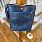 Bennett Bucket in Horween Cobalt Full Grain Leather