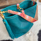 Hobo Bucket in Blue Moon Bison w/Candy Strap