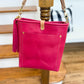 Bennett Bucket in Fuscia Vachetta (non-milled)