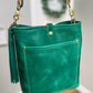 Bennett Bucket in Teal Full Grain Leather