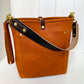 Bennett Bucket in Ginger Vachetta