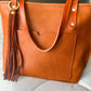 Carryall Tote in Ginger Vachetta