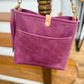 Bennett “shorty” Bucket in Electric Pink Full Grain Leather