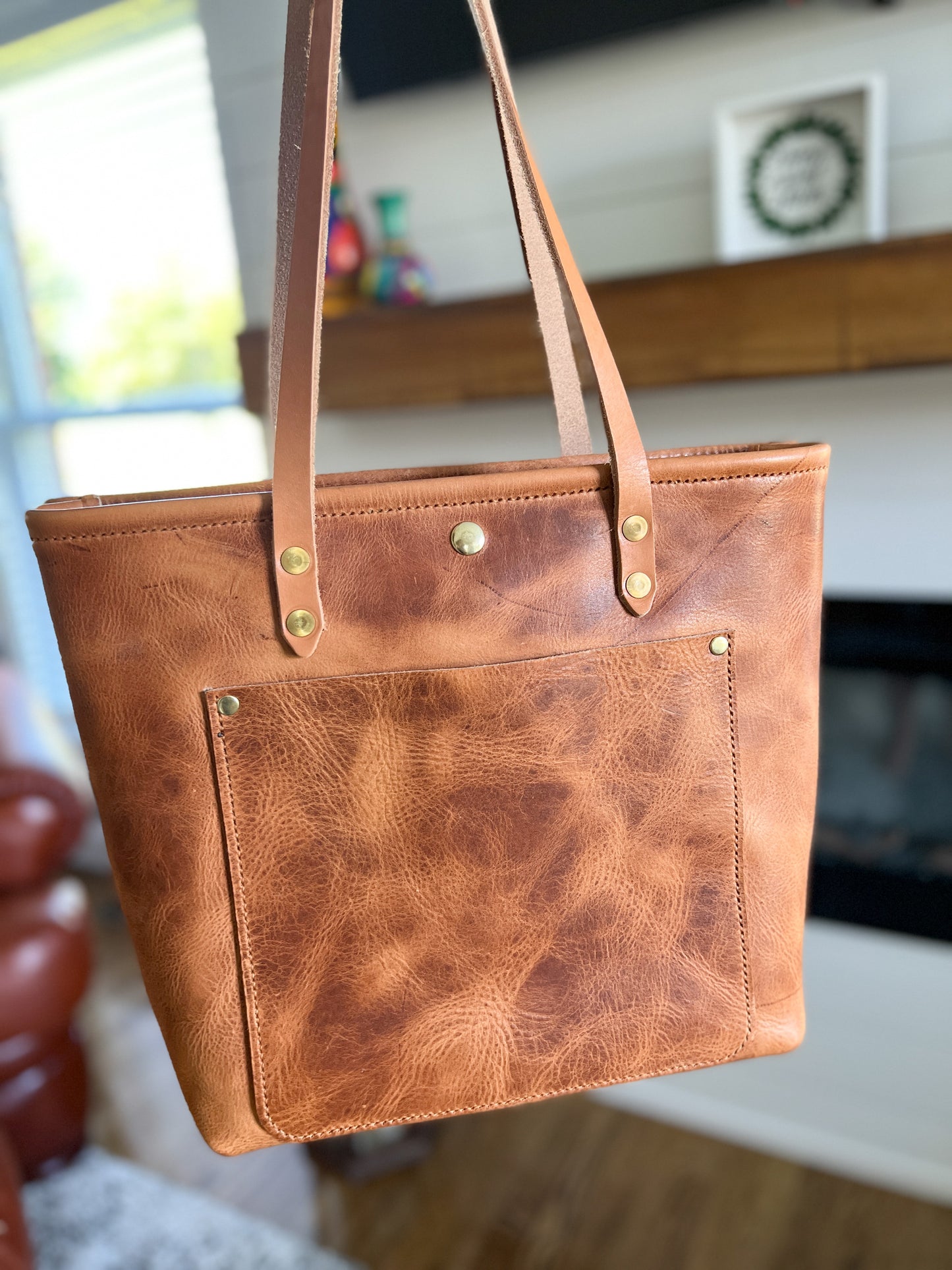 Classic Tote in Horween Natural Derby