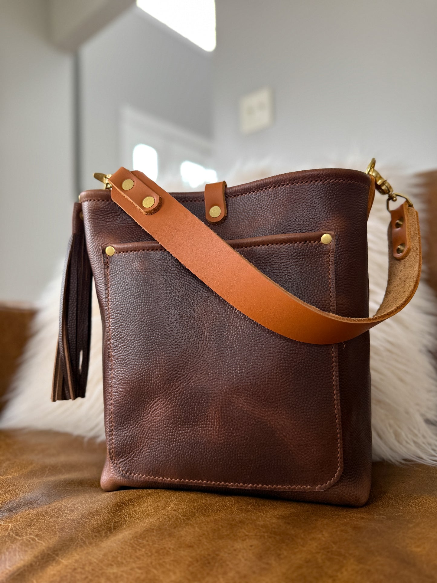Bennett Bucket in Horween Football Limited Edition