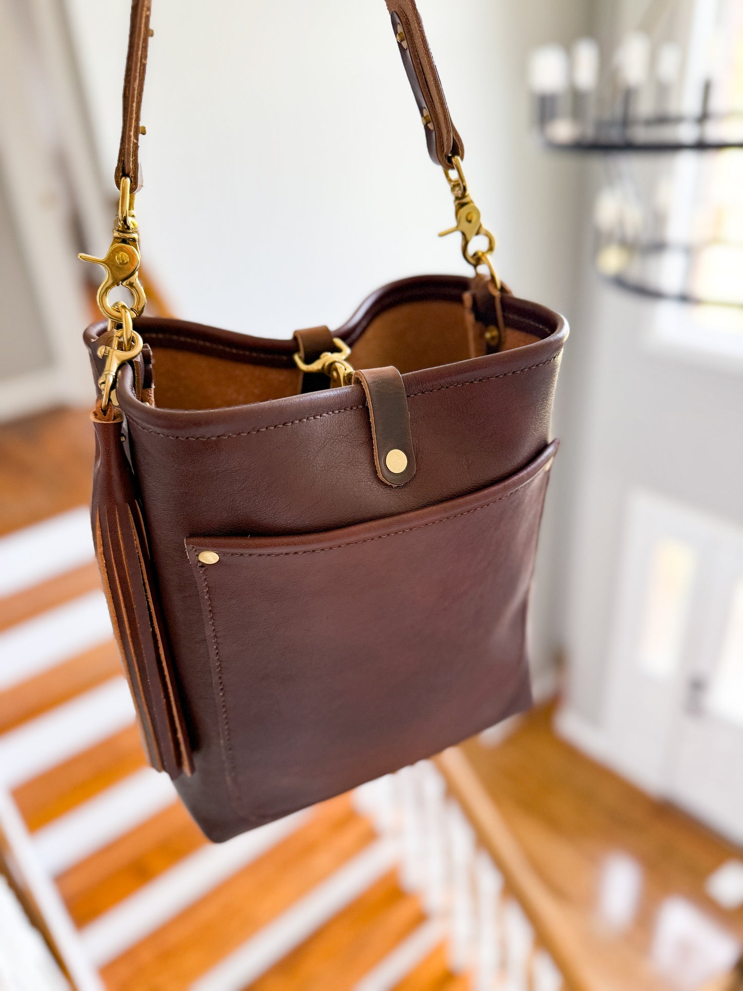 Bennett Bucket in Luxe Horween