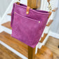 Bennett Bucket in Electric Pink Full Grain Leather