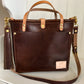 Brookie Medium Crossbody in Horween Nut Brown