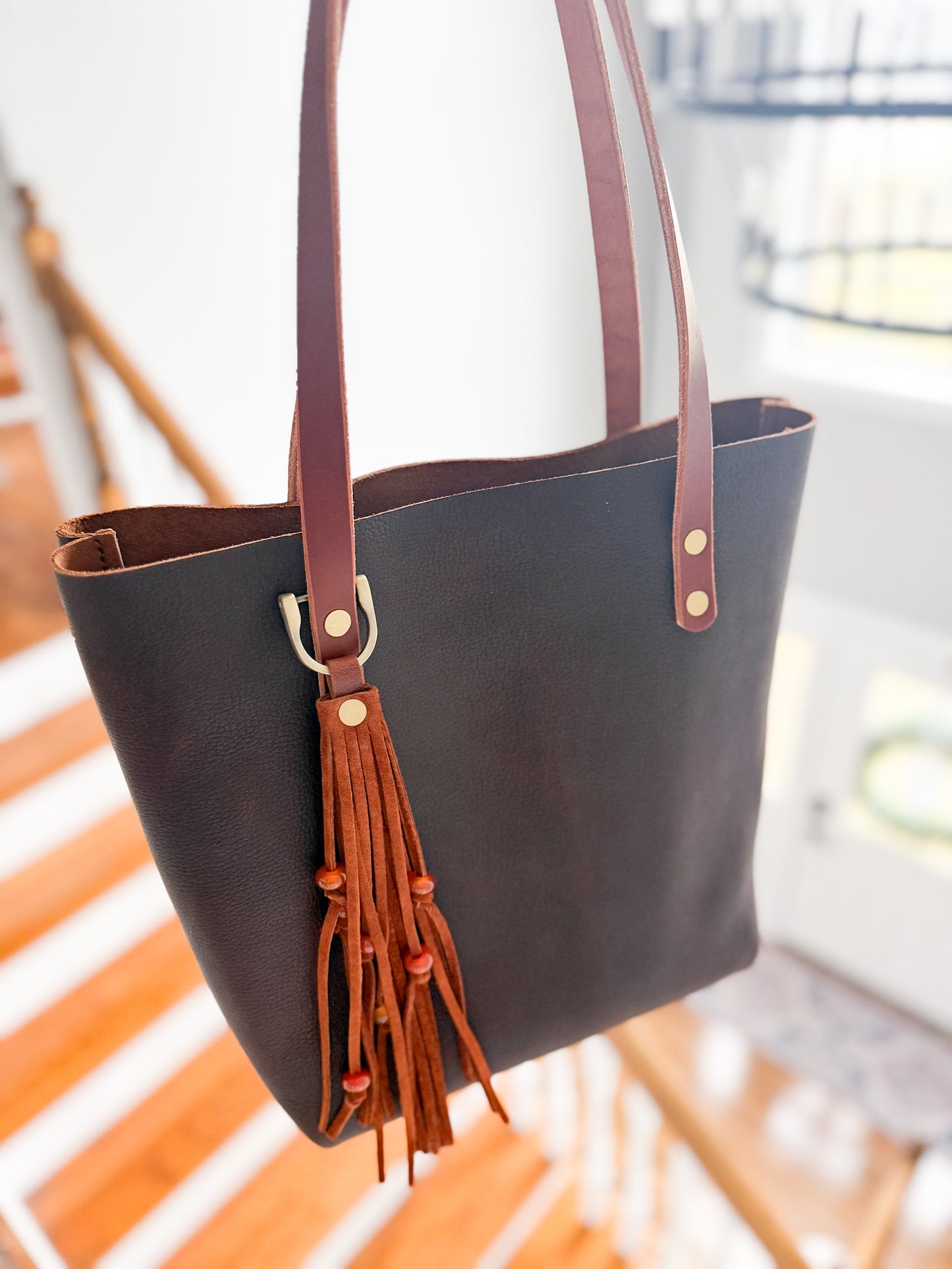 Classic Tote in Espresso Kodiak Full Grain Leather