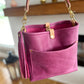 Bennett “shorty” Bucket in Electric Pink Full Grain Leather