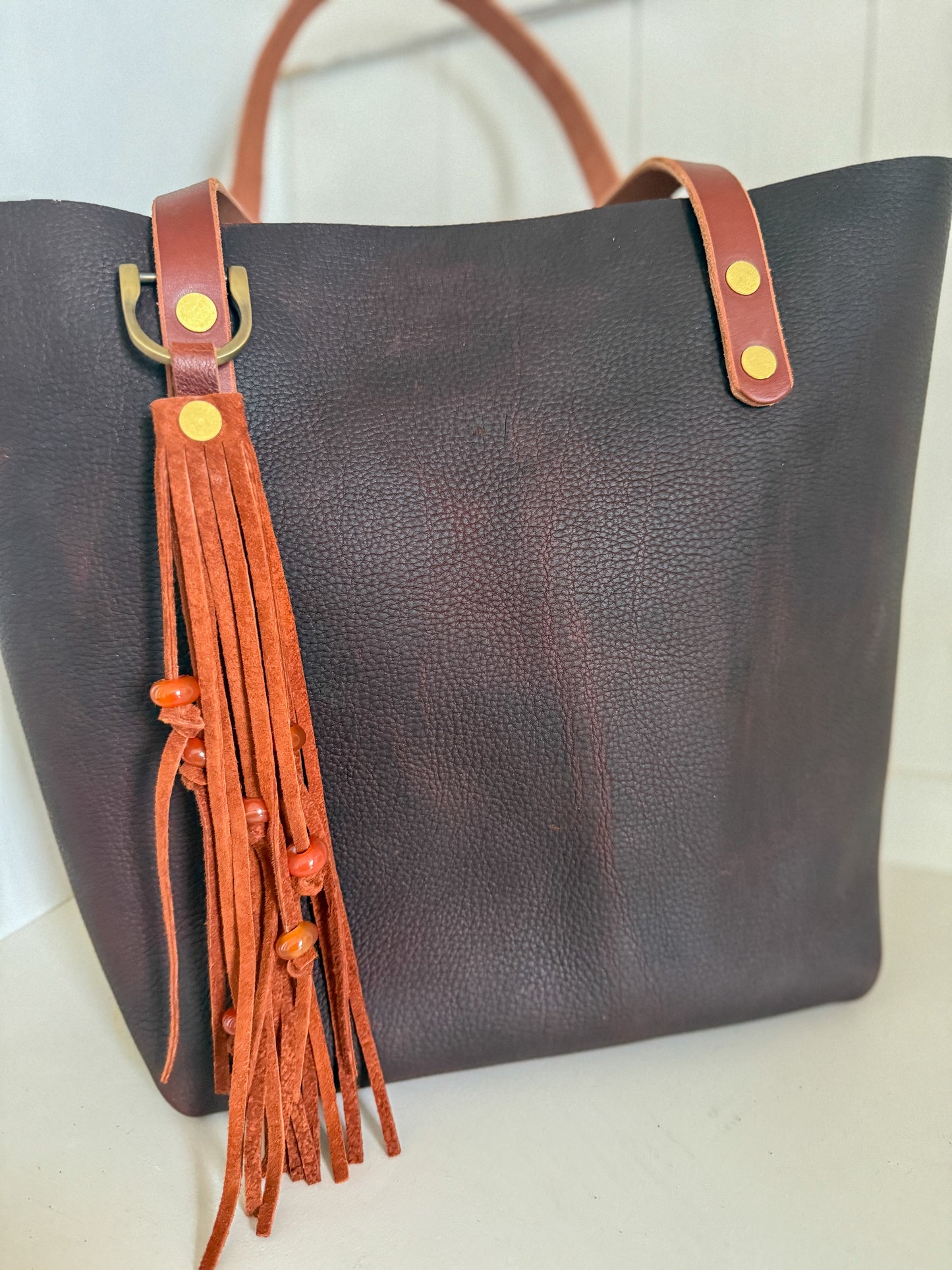 Classic Tote in Espresso Kodiak Full Grain Leather