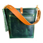 Bennett Bucket in Emerald Horween Puttman Leather