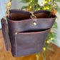 Bennett Bucket in Espresso Kodiak Full Grain Leather