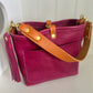 Bennett “shorty” Bucket in Lilac Vachetta