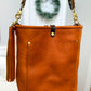 Bennett Bucket in Ginger Vachetta