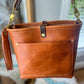 Bennett “shorty” Bucket in Toffee Veg Tan Leather