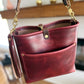 *See Description* Bennett “shorty” Bucket in Burgundy Chromexcel Horween