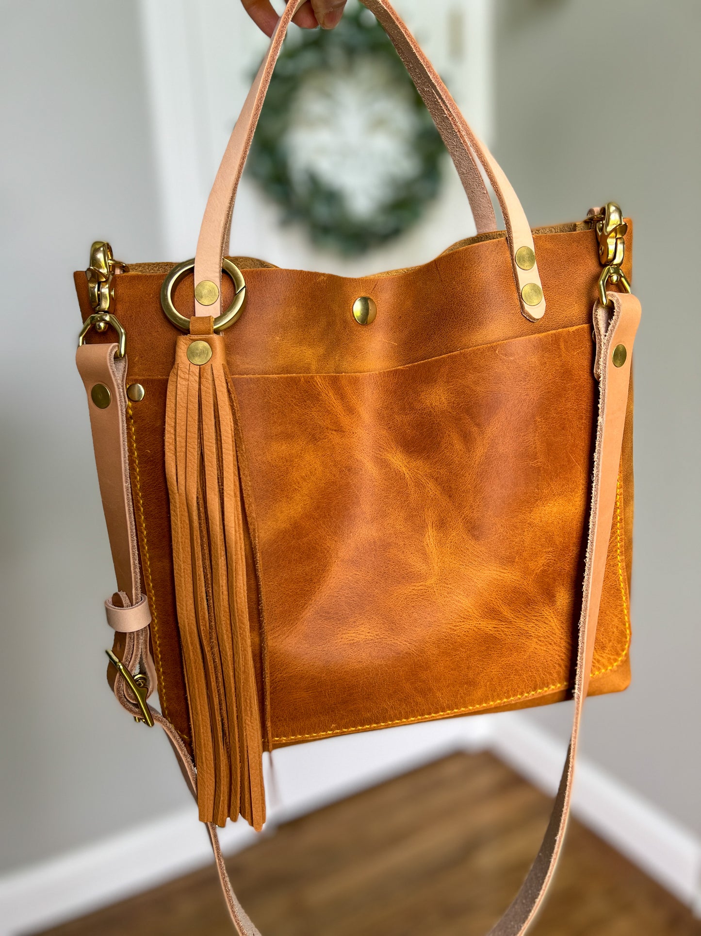 Brookie Medium Shoulder Tote in Sedona