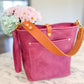 Bennett Bucket in Electric Pink Full Grain Leather