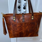 East-West Tote in Maple Glazed Bison