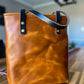 Tall Tote in Butterscotch Horween