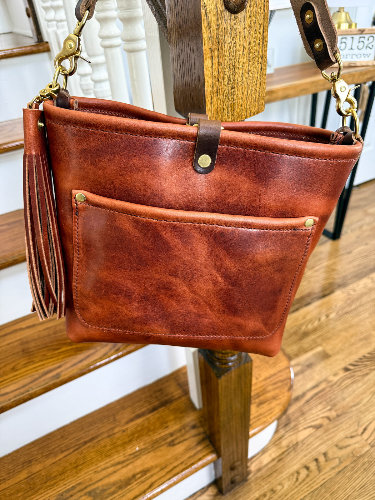 Bennett “shorty” Bucket in Horween English Tan