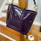 Bennett “shorty” Bucket in Eggplant Cuoio Italian Leather