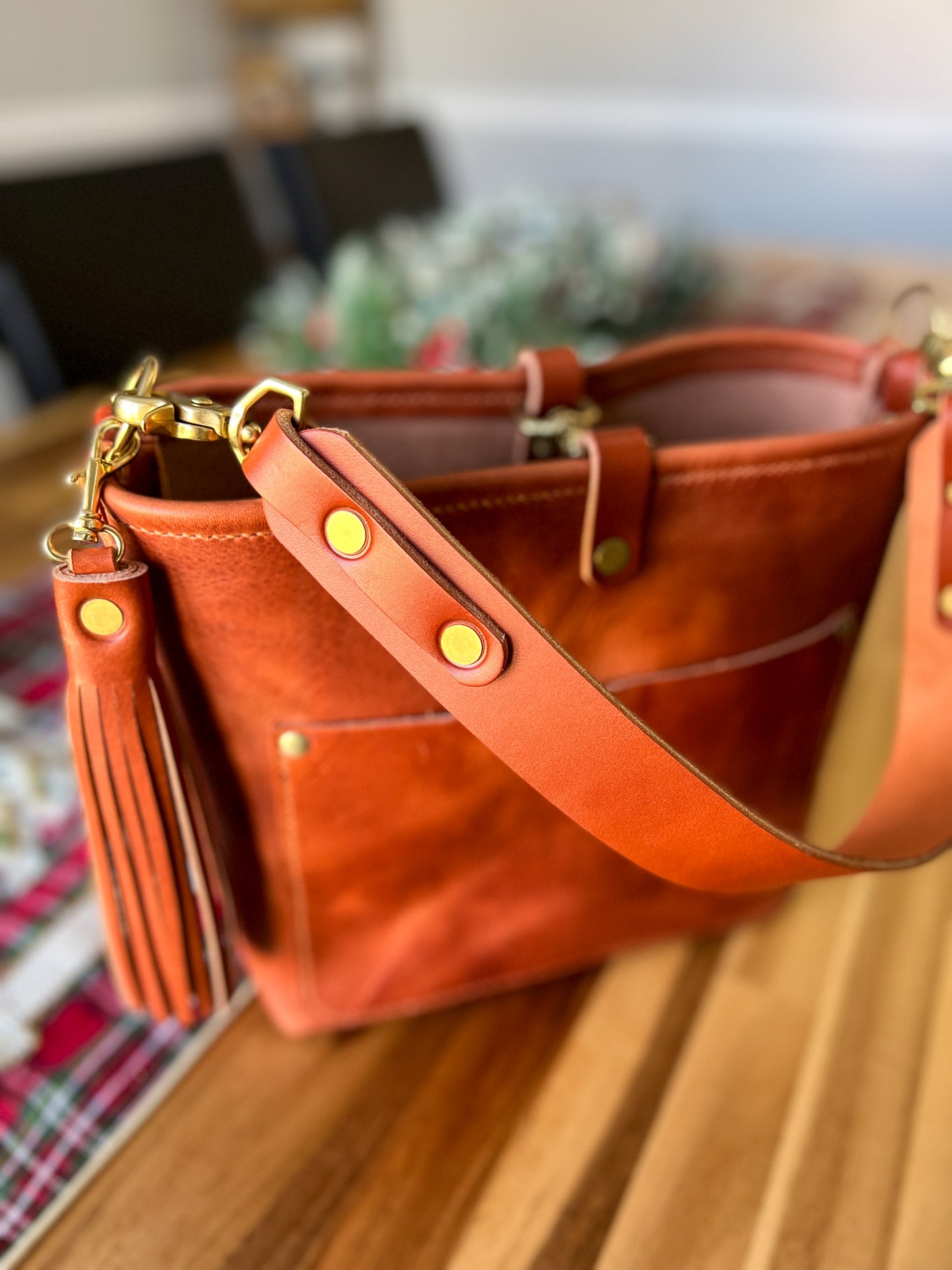 Bennett “shorty” Bucket in English Tan Derby Horween