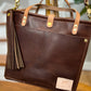 Brookie Medium Crossbody in Horween Nut Brown