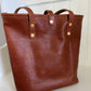 Tall Tote in Horween Montana Cognac